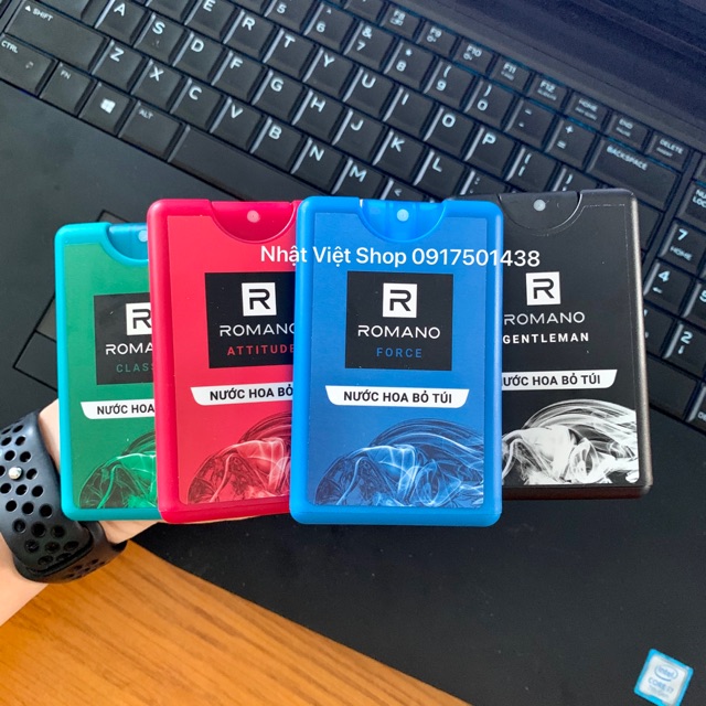 [Hàng quà tặng] Nước Hoa Bỏ Túi Romano (18ml) | Thế Giới Skin Care