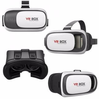 Kính thực tế ảo VR Box thế hệ 2 (Trắng đen)