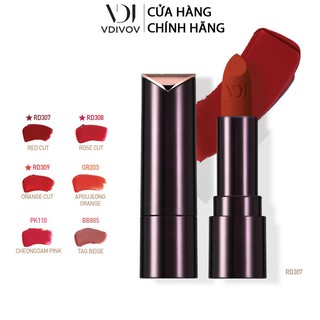 [HB Gift] Son lì dưỡng ẩm VDIVOV Lip Cut Rouge Velvet 3.8g