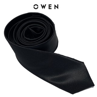 Cravat Owen màu đen trơn  5cm CAV91095