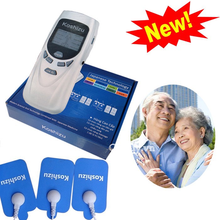 MÁY MASSAGE TRỊ LIỆU 8 MIẾNG DÁN-KOSHIZU -DÒNG CAO CẤP [FREE SHIP ]