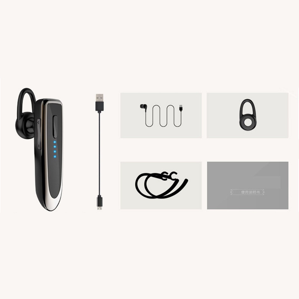 Tai nghe bluetooth nhét tai một bên K23 2022 NEW cao cấp | Mic 5.0, pin 260 mAh nghe nhạc lên đến 12h, đàm thoại 20h