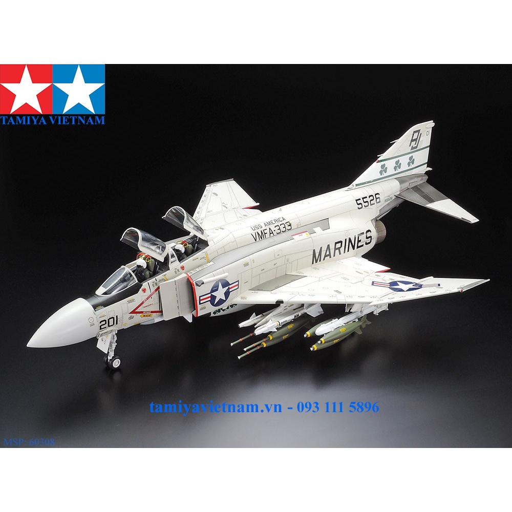 60308 Mô hình máy bay quân sự 1/32 SCALE McDONNELL DOUGLAS F-4J PHANTOM Ⅱ MARINES