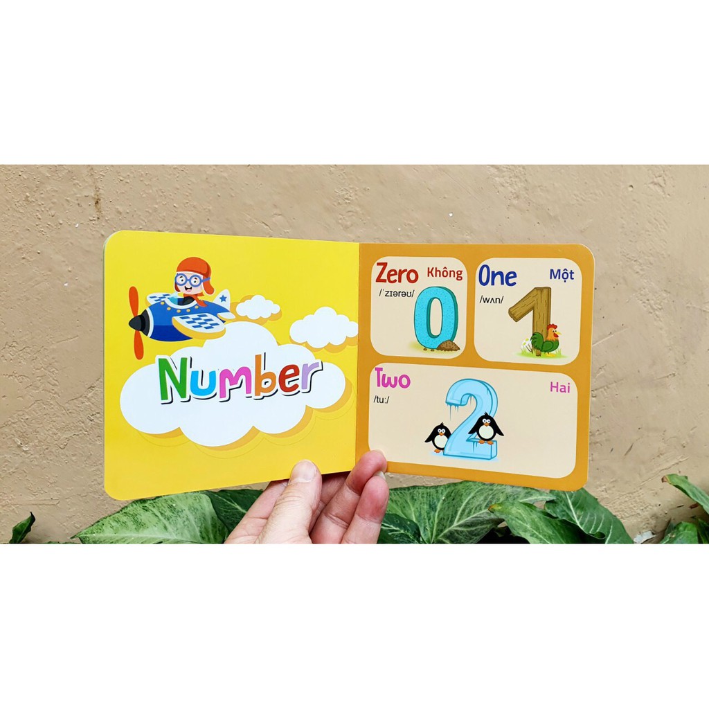 Set 10 cuốn - Thư viện hình ảnh đầu tiên My First Picture Book song ngữ Anh Việt (Tặng kèm file nghe tiếng Anh)