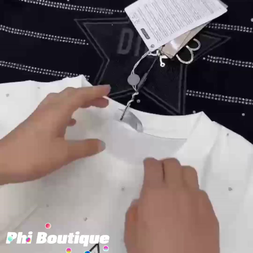 Áo Phông Nam Nữ DIOR In Chấm Sao Phối Vạch CD Phong Cách Streetwear - Áo Cộc Tay Siêu Cấp Chất Cottong Mặc Đi Chơi Cự | BigBuy360 - bigbuy360.vn
