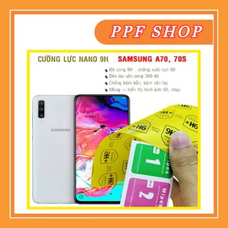 Kính cường lực dẻo nano 9H Samsung A70, A70S