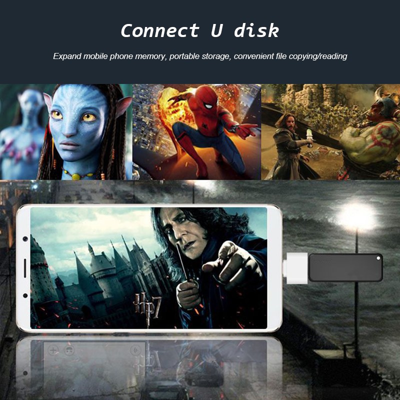 Đầu chuyển đổi OTG điện thoại Android chuyên dụng cho đầu đọc thẻ nhớ/cáp Samsung/đầu đọc ổ đĩa flash