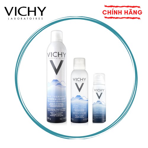 [Vichy] Nước Xịt Khoáng Dưỡng Da Vichy Thermale (50ml, 150ml, 300ml)