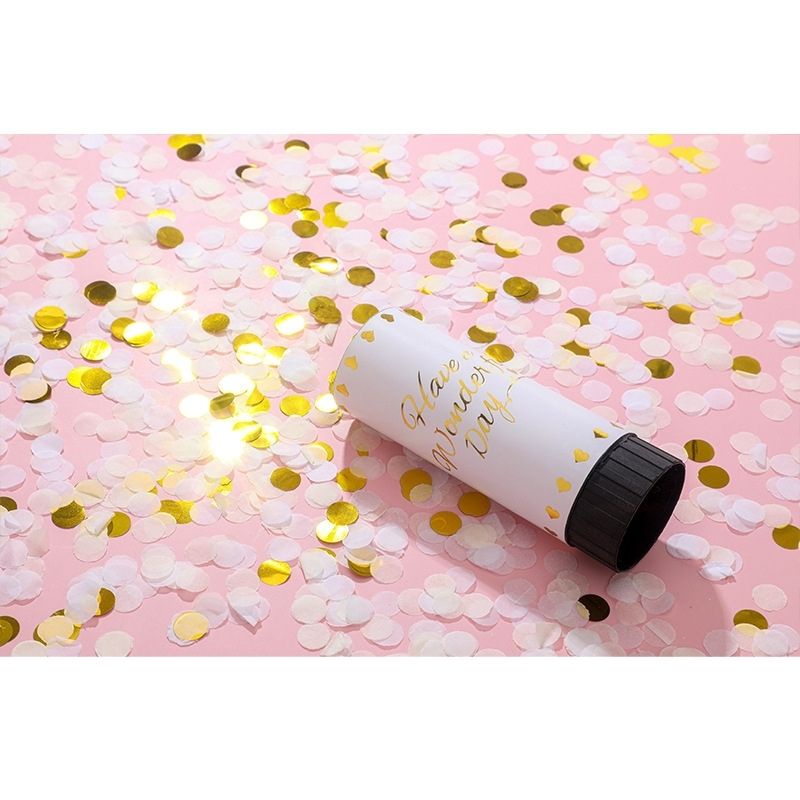 Pháo giấy kim tuyến mini, ống confetti, trang trí sinh nhật, Fubao Store