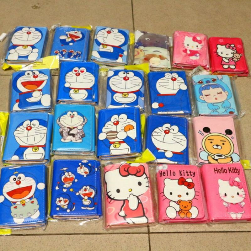 Bóp ngắn đựng tiền Doraemon Doremon Kitty