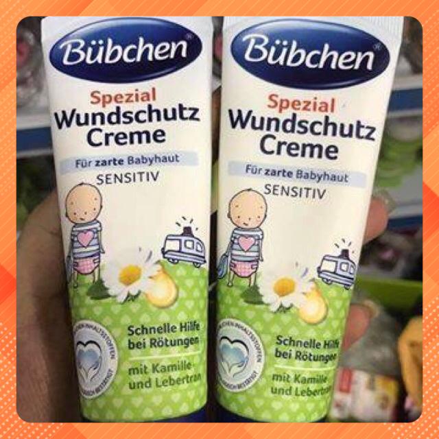 Kem Đặc Biệt chống Hăm Bubchen 75ml - nẻ ngứa rát da cho bé mẫu mới 2021 hàng Đức