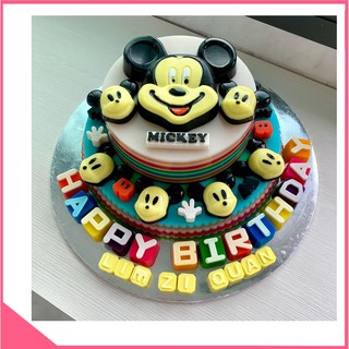 XẢ KHO - Khuôn silicon làm rau câu chuột mickey