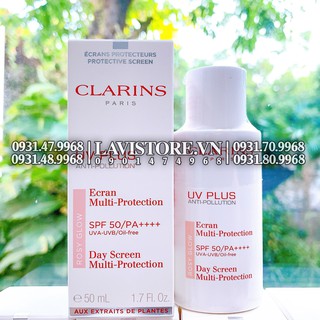 Kem chống nắng Clarins UV Plus Anti-Pollution Rosy Glow