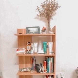 Kệ gỗ góc tường