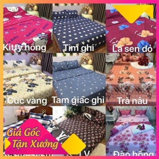 (HÀNG HÓT) Bộ chăn ga gối hè đủ bộ ( 5 món)