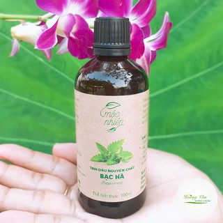 Tinh dầu Bạc Hà Mộc Nhiên chính hãng 100% nguyên chất tự nhiên