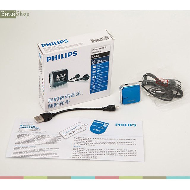 Philips SA2208  - Máy Nghe Nhạc Thể Thao