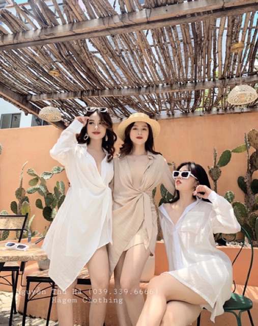 Sơ mi xoắn bụng