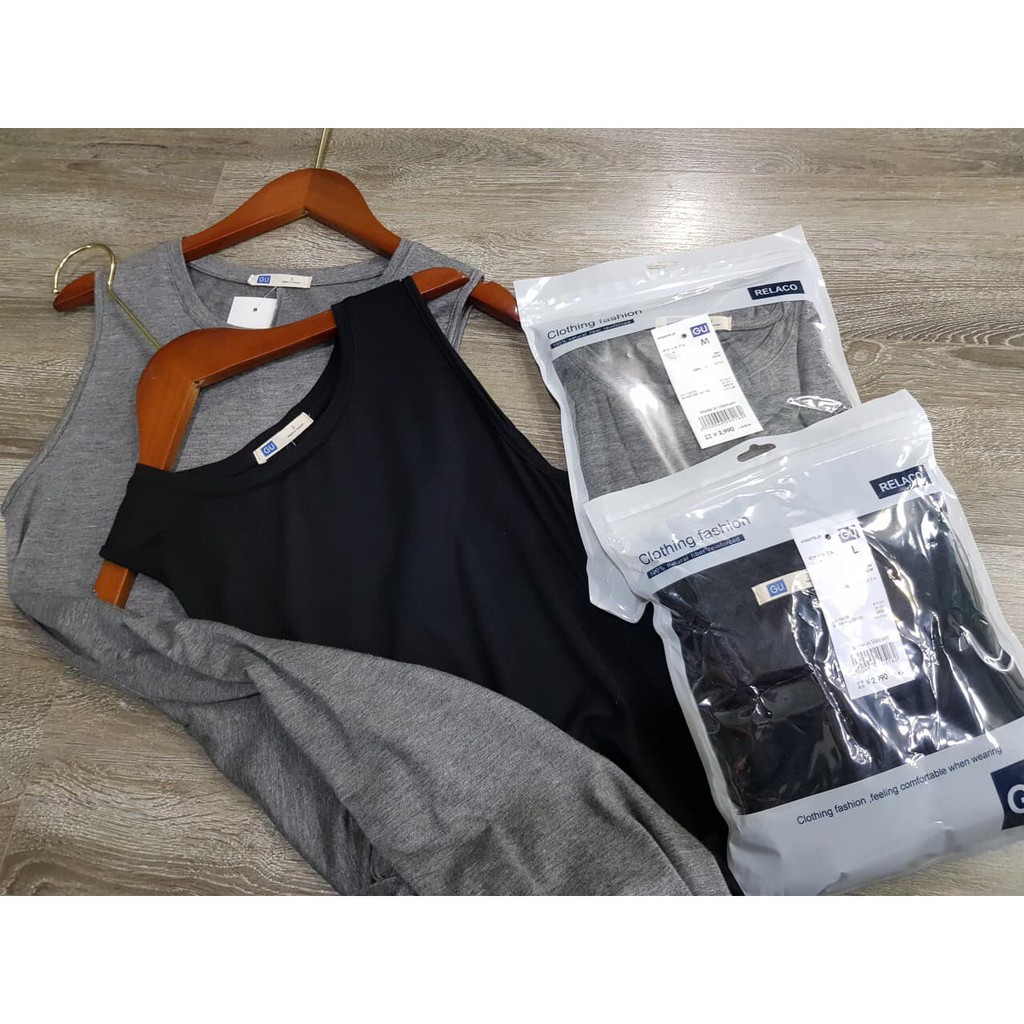 Váy thun dẻo không tay - chất thun cotton thấm mồ hôi khô thoáng