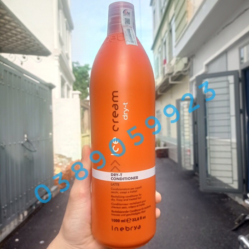 🌸🌸Dầu Xả Dành Cho Tóc Khô Rối Inebrya Ice Cream Dry - T Conditioner 1000ml