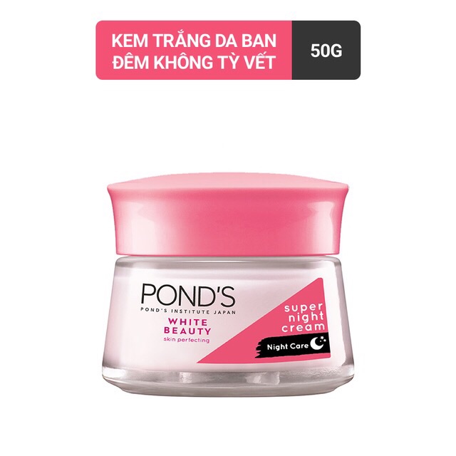 [FREE SHIP] KEM DƯỠNG TRẮNG BAN ĐÊM POND'S WHITE BEAUTY 50G.