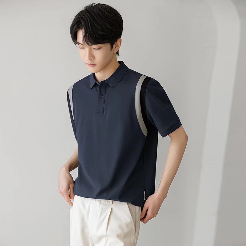 Áo Thun Polo Mùa Hè 2022 Tay Cộc Có Cổ Có 4 Màu Tùy Chọn Dễ Phối Đồ Cho Nam