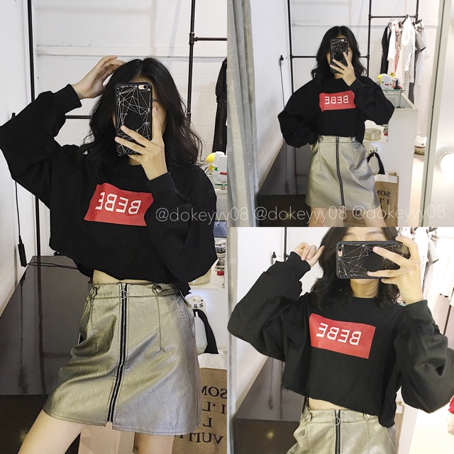 Áo croptop bebe
