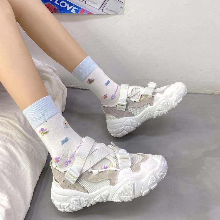 Giày Thể Thao Phối Lưới Thoáng Khí Cho Nữ | BigBuy360 - bigbuy360.vn