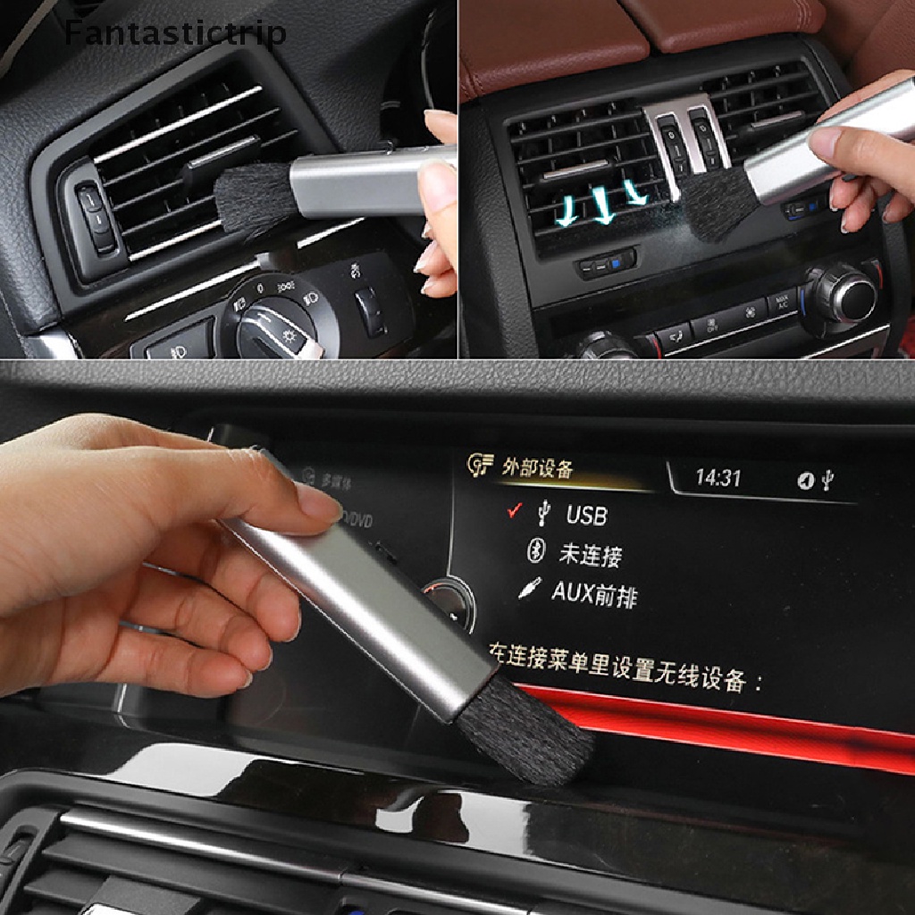 Bàn Chải Vệ Sinh Máy Điều Hòa Xe Hơi Có Thể Thu Gọn Tiện Dụng