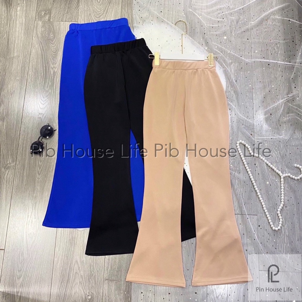Chiếc Quần Dài Ống Loe Hách Dáng Chân m7 Với Chất Vải Umi Dày Co Giản size 38 đến 68kg