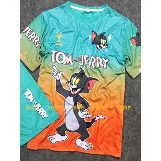 Quần Áo Bóng Đá TOM & JERRY xanh