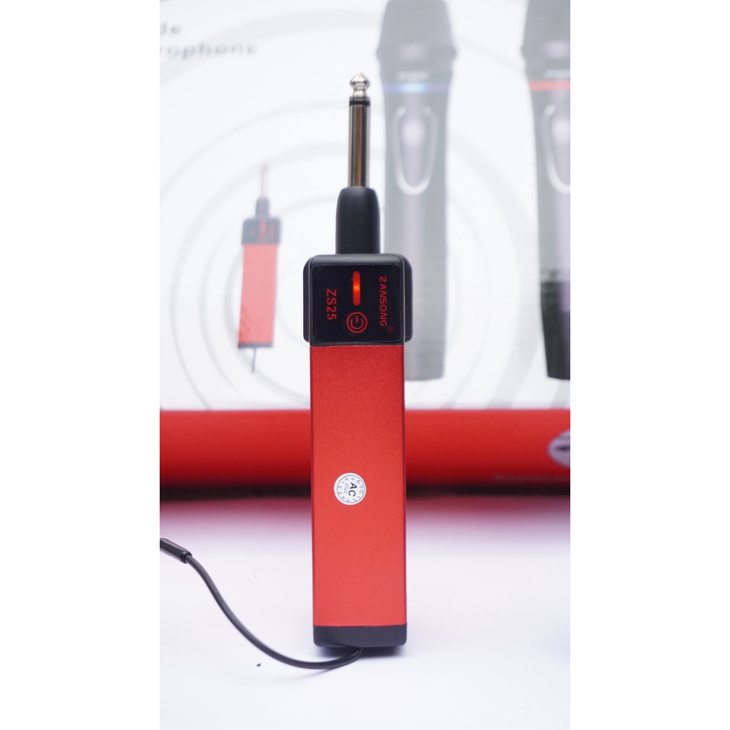 Micro Karake Đa Năng ZANSONG ZS25 Không Dây,Chống Hú, Mic Hát Ra Loa, AmLy, Thu Âm Giá Rẻ, Độ Bền Cao. Bảo Hành 12 Tháng