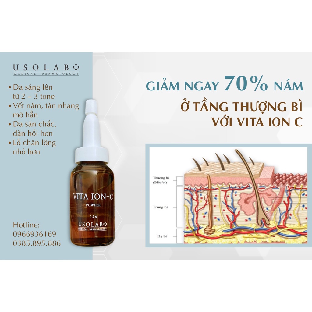 Điện di trắng da, mờ nám tại nhà Vita Ion C Usolab Korea | BigBuy360 - bigbuy360.vn