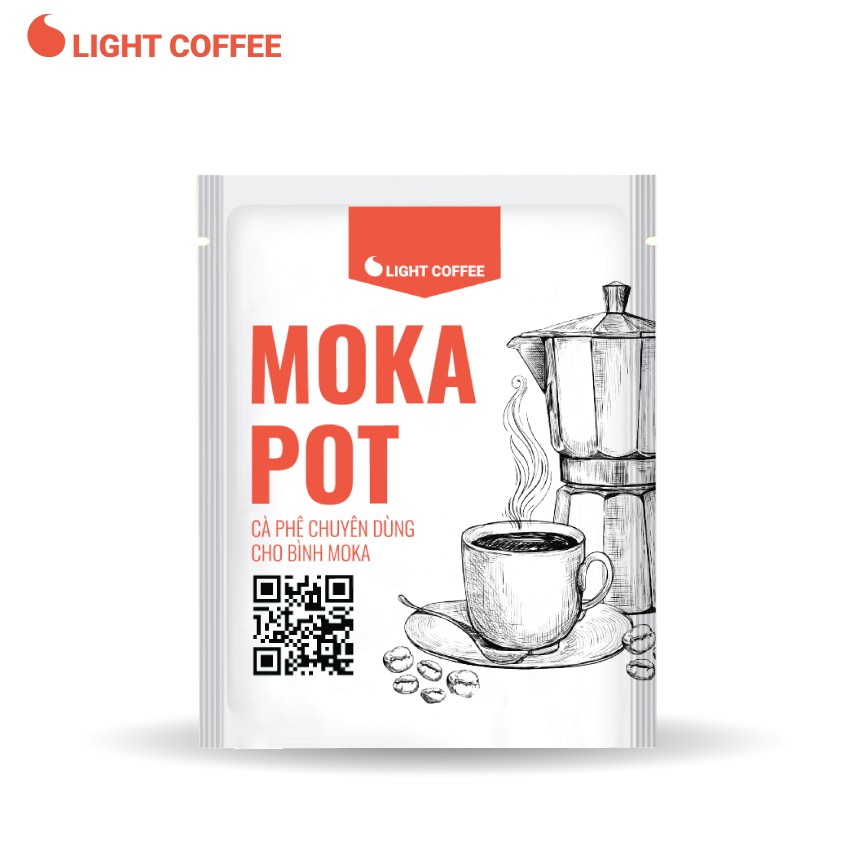 [Mã BMBAU50 giảm 7% đơn 99K] Cà phê pha Moka Pot Light Coffee - túi 15gr