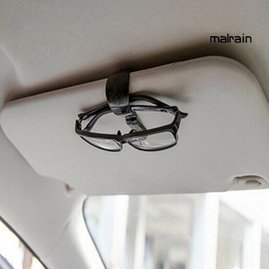 Set 2 Kẹp Giữ Thẻ/Mắt Kính Gắn Tấm Che Nắng Xe Hơi Tiện Lợi