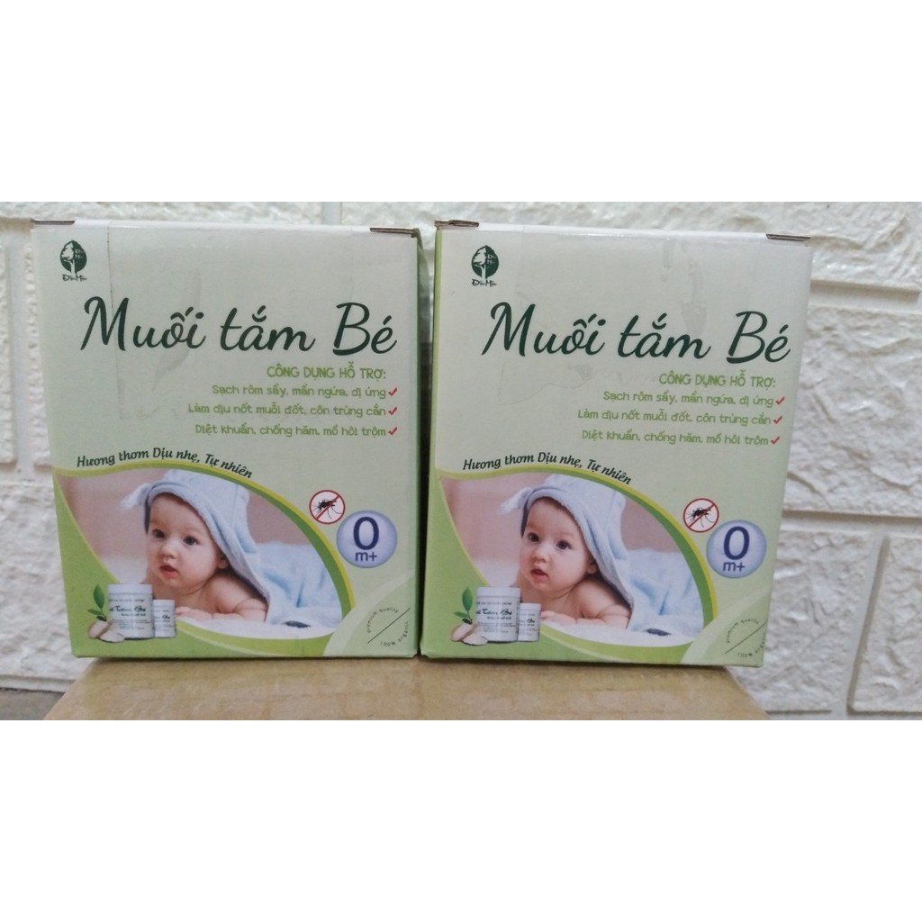 [Combo 3] Muối Tắm Thảo Dược -MUỐI TẮM BÉ- Muối Tắm Bé Độc Mộc SẠCH Rôm Sẩy Mẩn Ngứa tặng Muối tắm bé eco 200g