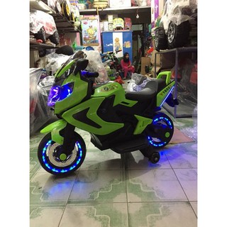 [Freeship] Xe máy điện trẻ em có nhạc, đèn, bánh phụ