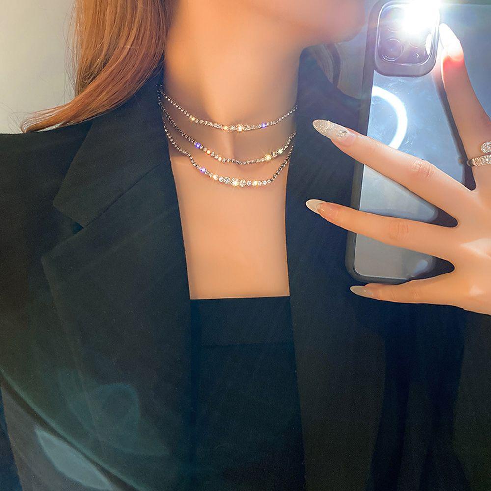 Vòng cổ Ba Lớp Ziron OT Phong Cách Hàn Quốc Thời Trang