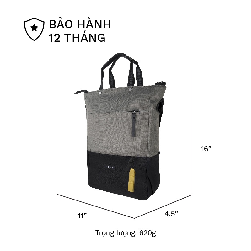 Balo thời trang Sherpani Camden 3 in 1, chống thấm nước, chống sốc, gọn nhẹ, thân thiện môi trường_ Bảo hành 12 tháng