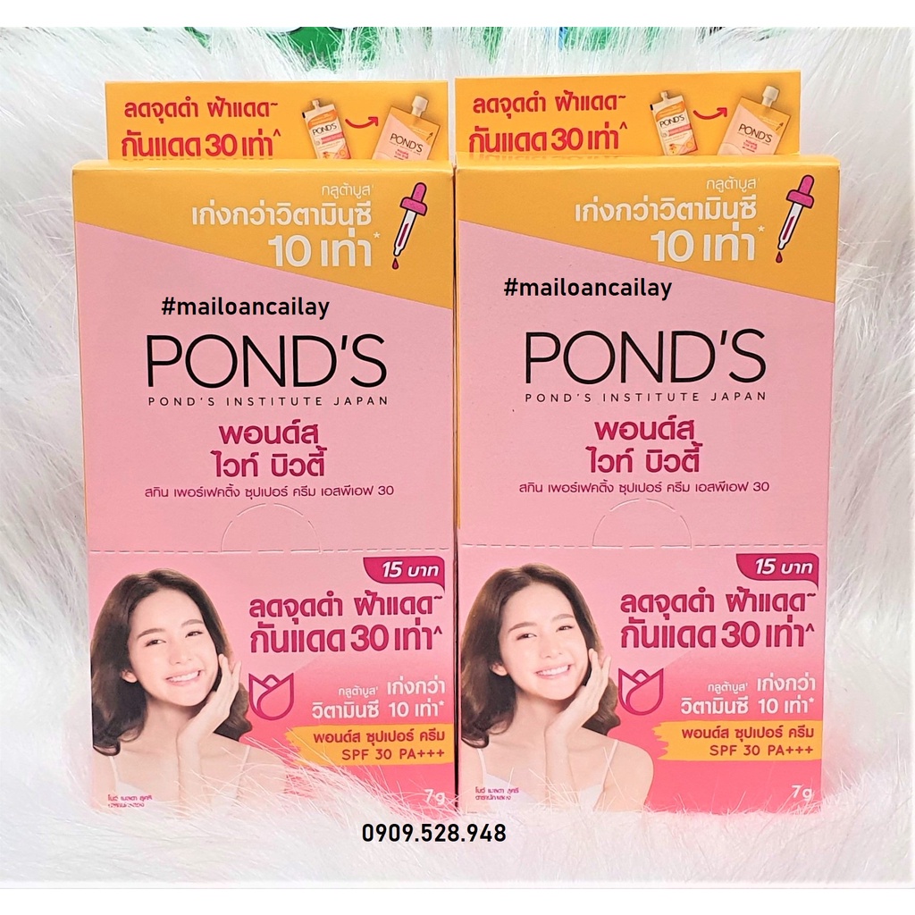 Kem Pond's Dưỡng Da Gói Thái Lan ( Gói 7g / Hộp 6 Gói )