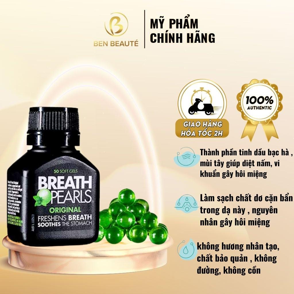 Viên Uống Thơm Miệng Breath Pearls Original 50 Viên