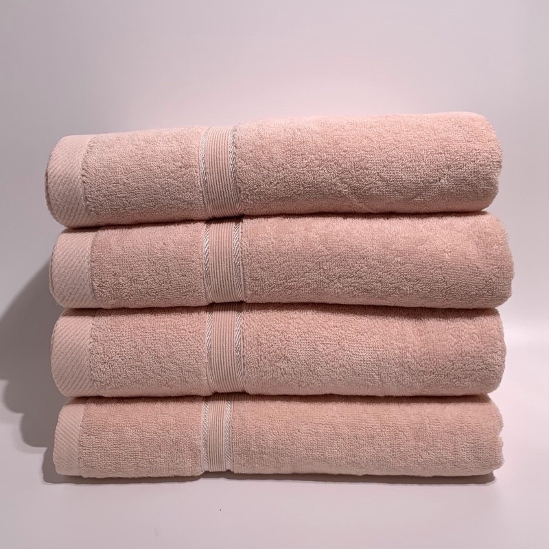 Khăn tắm cao cấp 70x140cm, với sợi bông cotton dày thấm hút tốt, không dổ lông, không ra màu