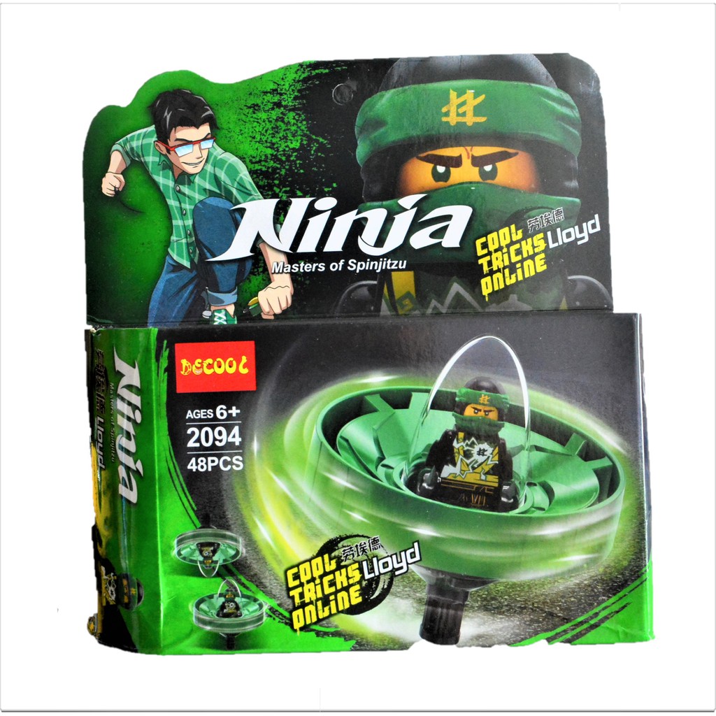 Bộ xếp hình Decool 2094 Con quay lốc xoáy Ninjago của Lloyd - 48 chi tiết