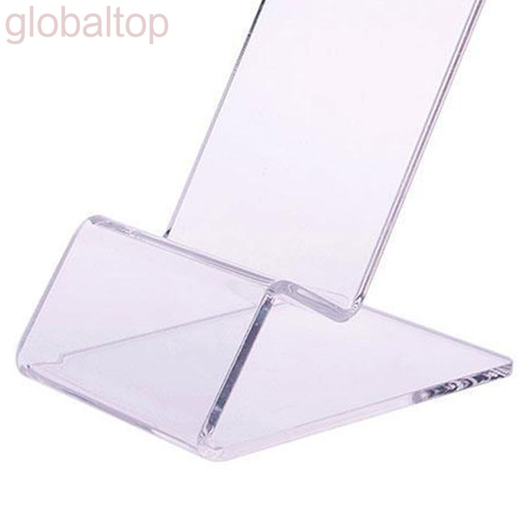CLEAR Giá Đỡ Điện Thoại Bằng Acrylic Trong Suốt Tiện Dụng