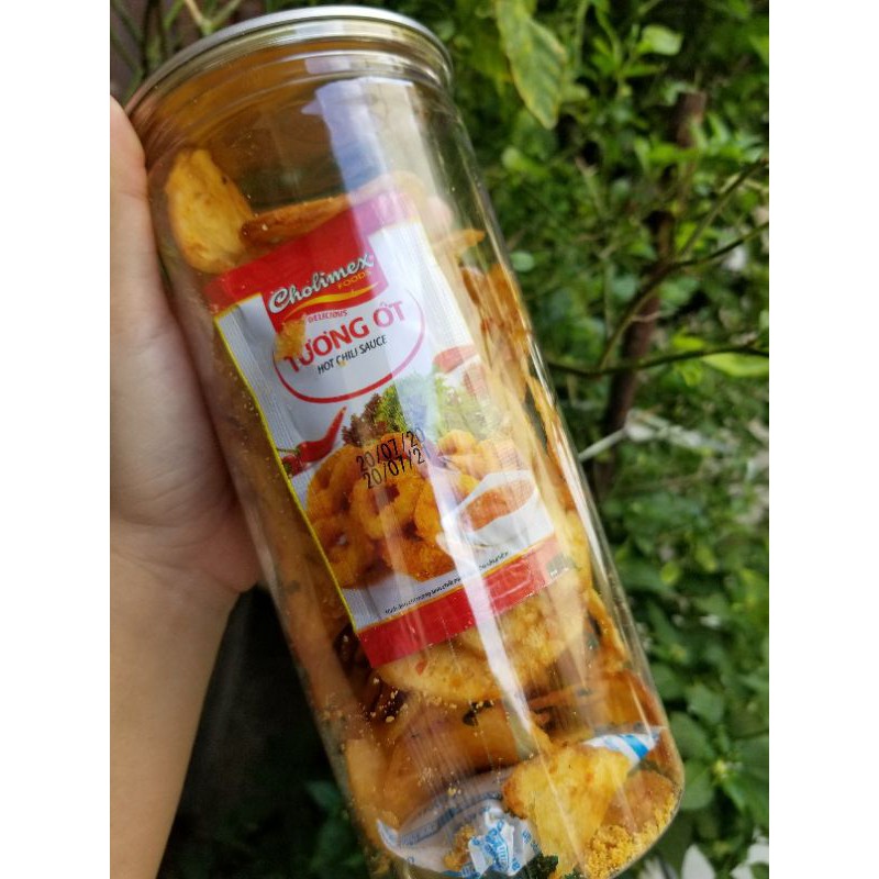 1 lon 250gr khoai tây mắm hành