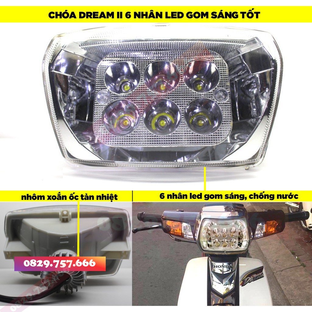 PHA CHÓA DREAM THÁI 6 BÓNG LED ( loại 1)