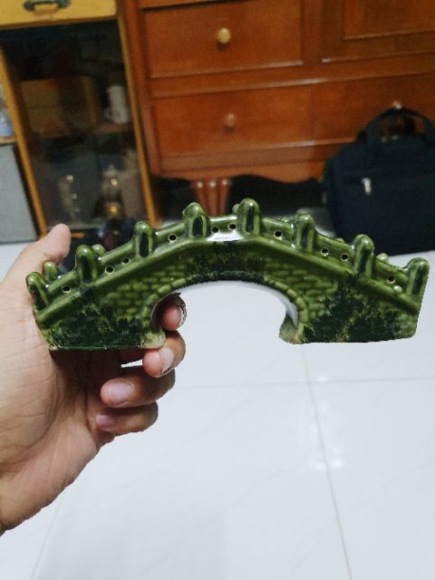 CẦU TRANG TRÍ HỒ CÁ NON BỘ 17x4x6cm