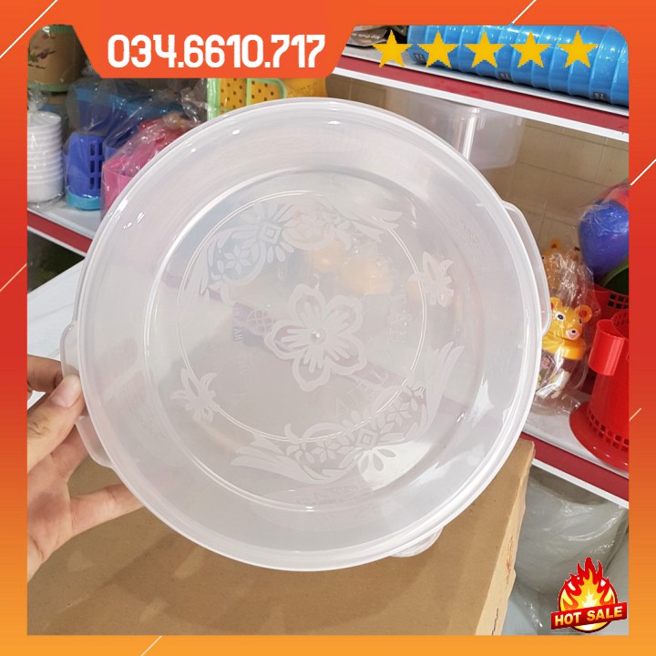 Bát đựng cơm canh cỡ lớn có nắp đậy trong suốt