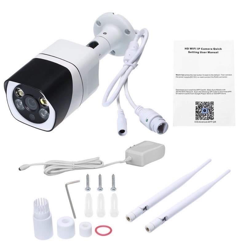 Camera Yoosee Ngoài trời 3.0Mpx FullHd-4 Led-Chống nước- Ban đêm có màu