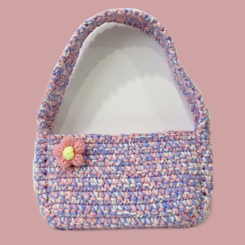 SHOULDER BAG HANDMADE - TÚI ĐEO VAI LEN MÓC